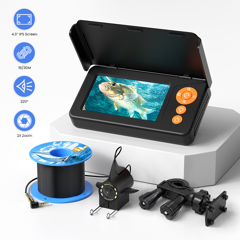 Fish Finder Portable - Underwater Fishing Camera 4.3’’ Screen Portable