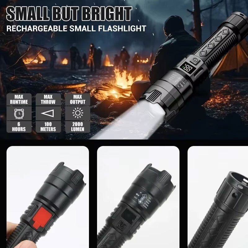 High Strong Power Led Flashlig - Fishing Light ulasan dan harga