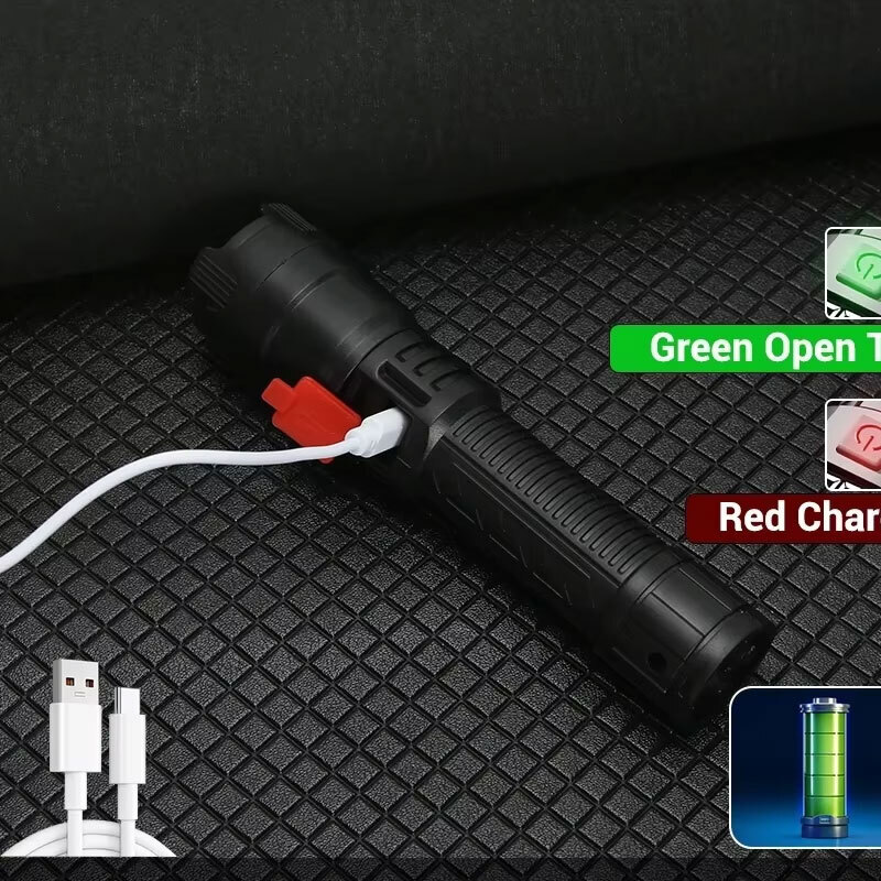 High Strong Power Led Flashlig - Fishing Light ulasan dan harga