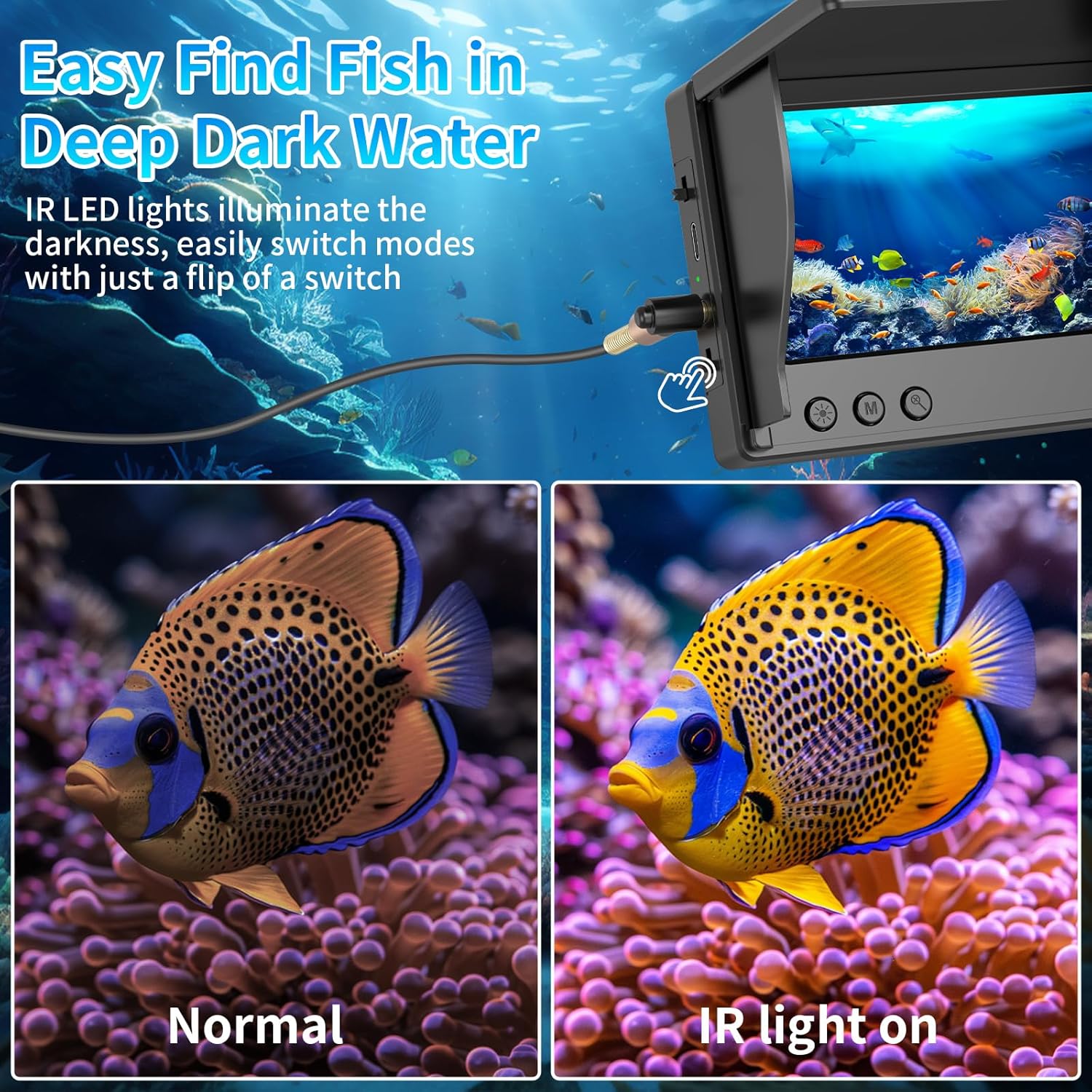 Underwater Fishing Camera 4.3' - Fish Finder Cable ulasan dan harga